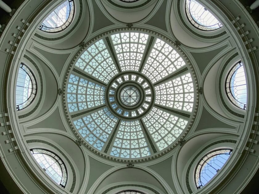 The skylit dome located in the San Francisco centre