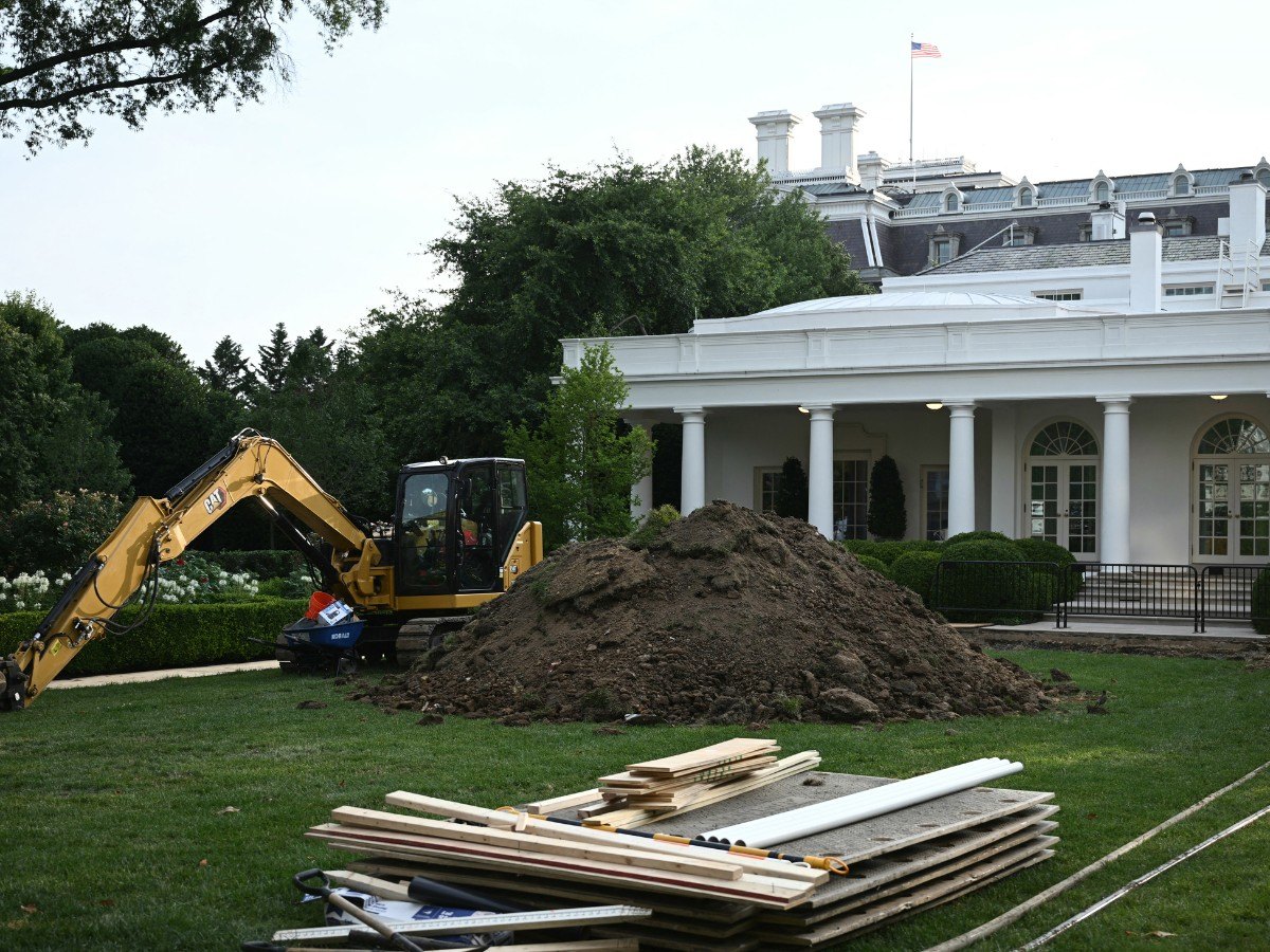 President Donald Trump Sparks Fury After Paving Over Iconic White House Rose Garden: 'Absolutely Crazy'