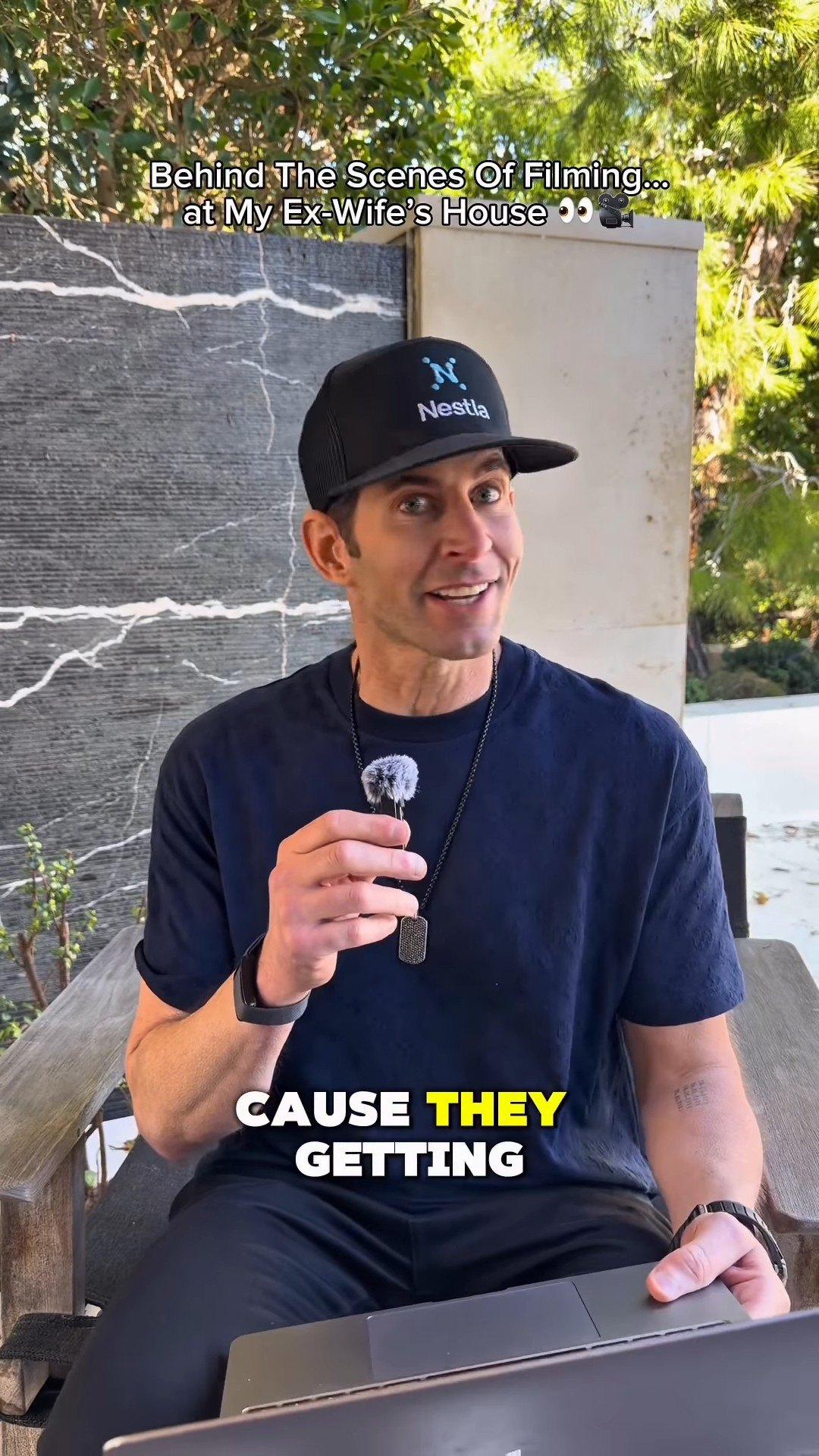 Tarek El Moussa Refers to Ex-Wife Christina Haack as 'the Blonde Chick' While Filming Promo Video in Her House