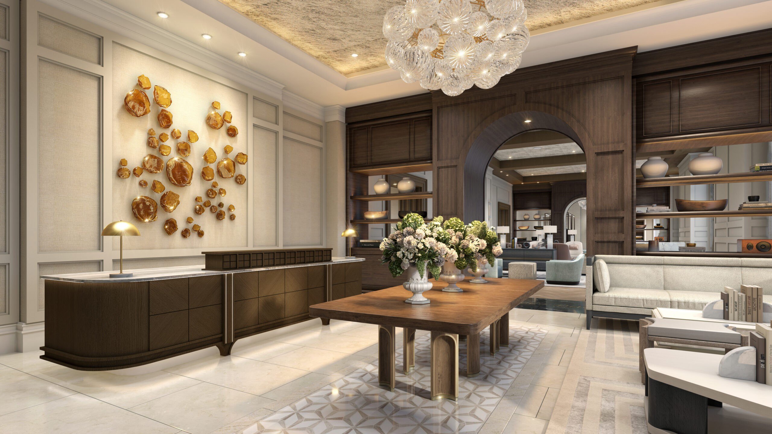 The Langley Houston Texas lobby