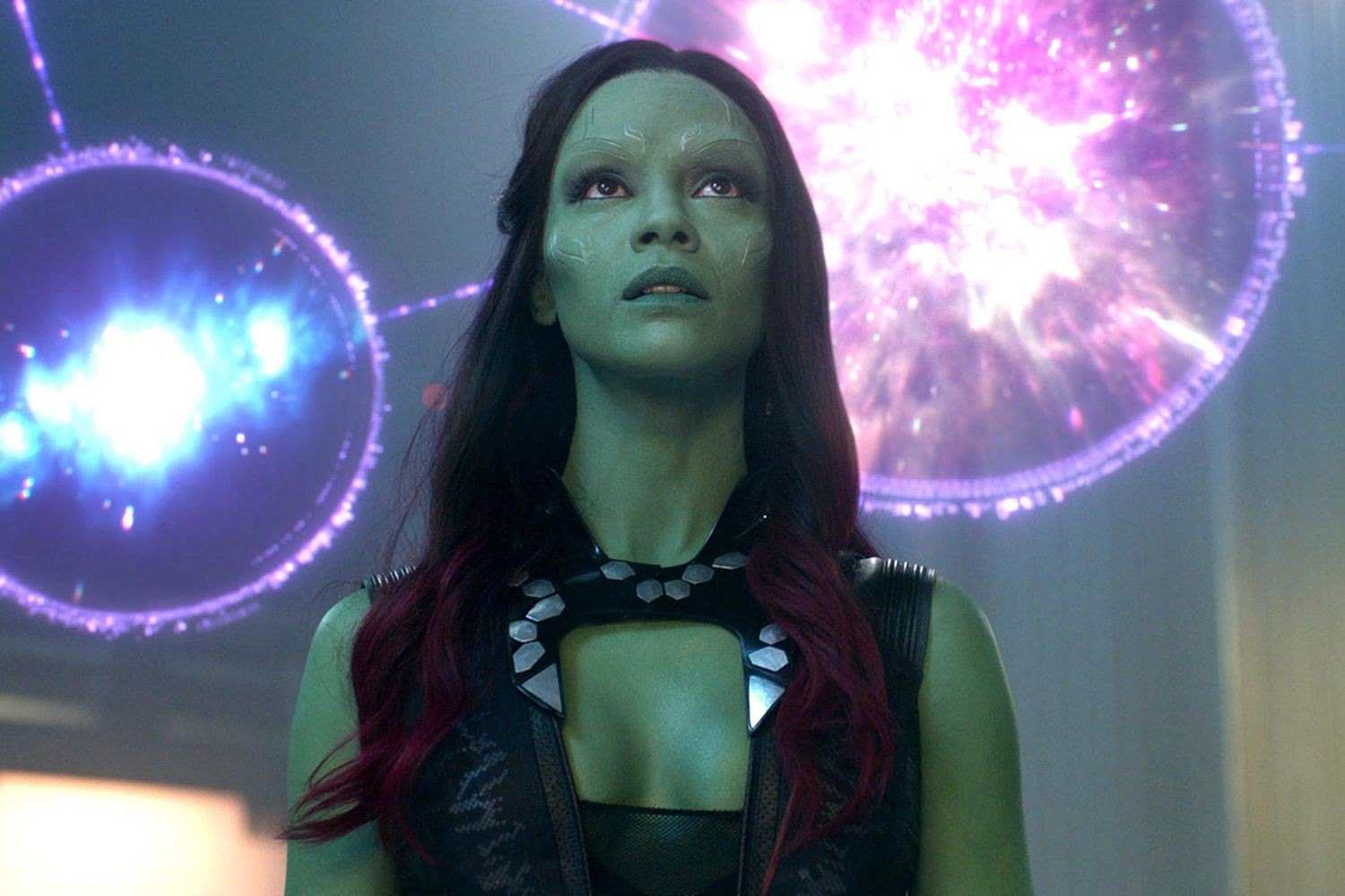 Zoe Saldana in Guardians of the Galaxy