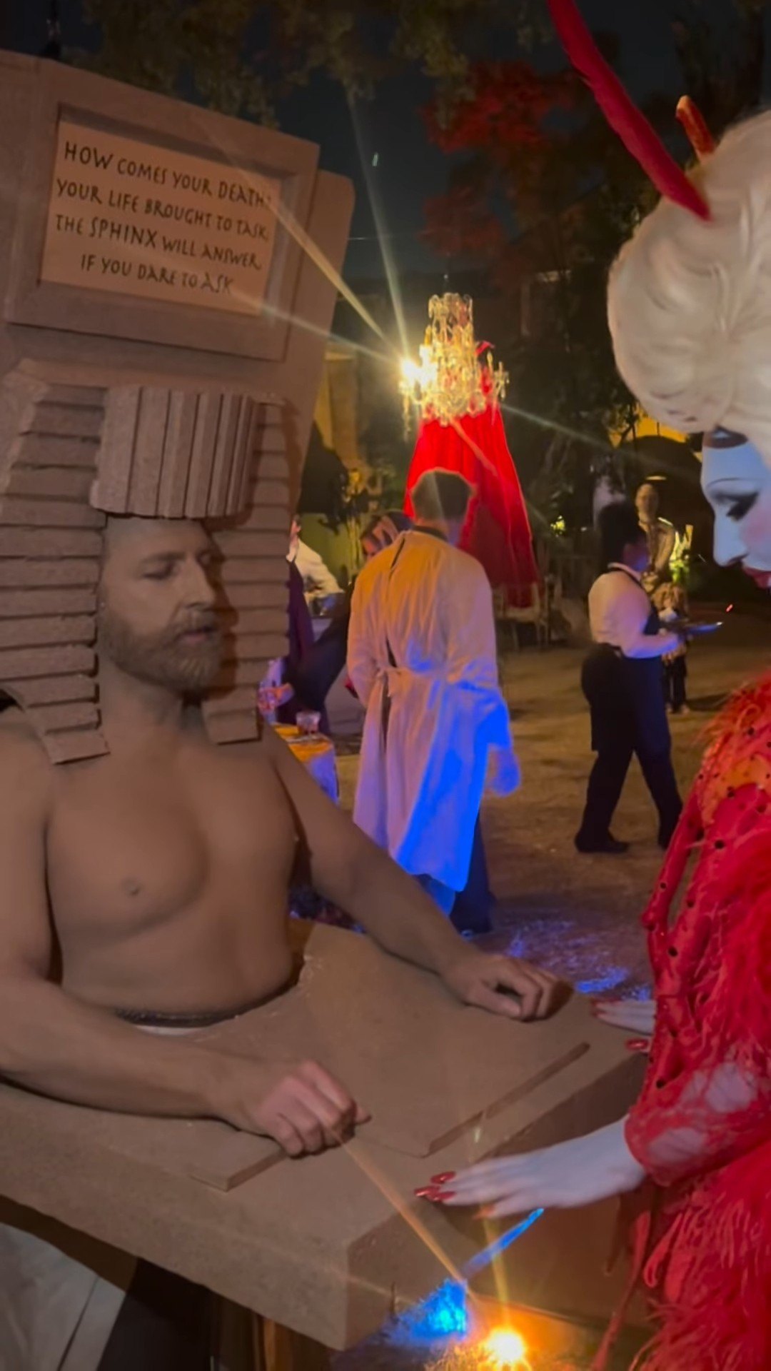 Jennifer Coolidge's halloween party in New Orleans mansion