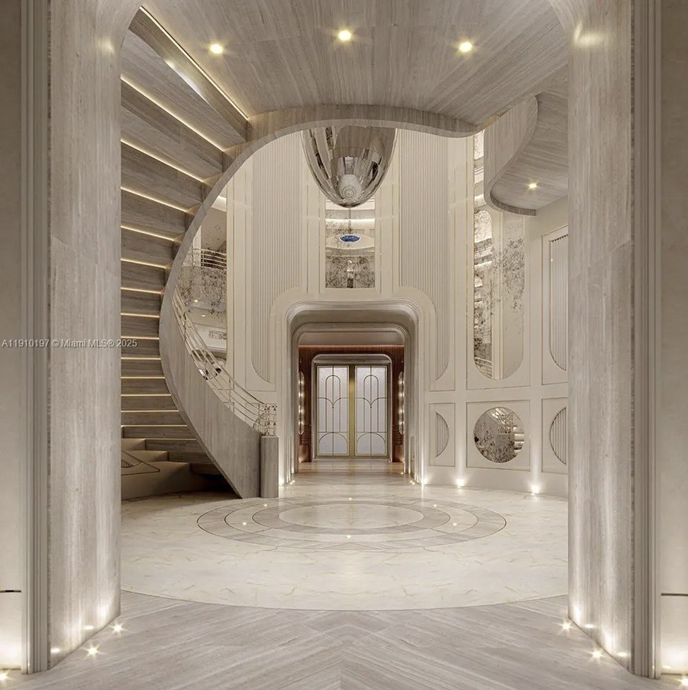 Interior details in a luxury home in Florida that Meta chief executive Mark Zuckerberg paid 170 million for.
