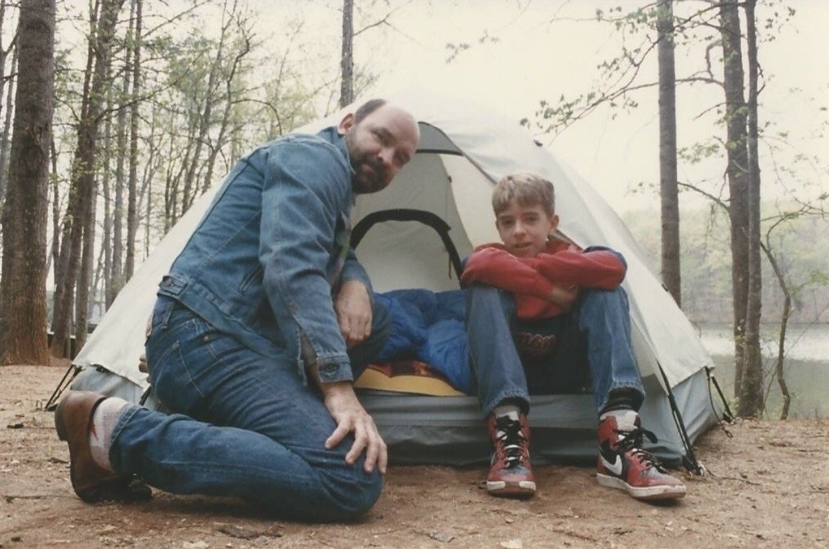 "Filthy Fortunes" star Matt Paxton as a child with his dad Paxton also recently let go of belongings he inherited from his father and grandfather, who both passed away within the same year.