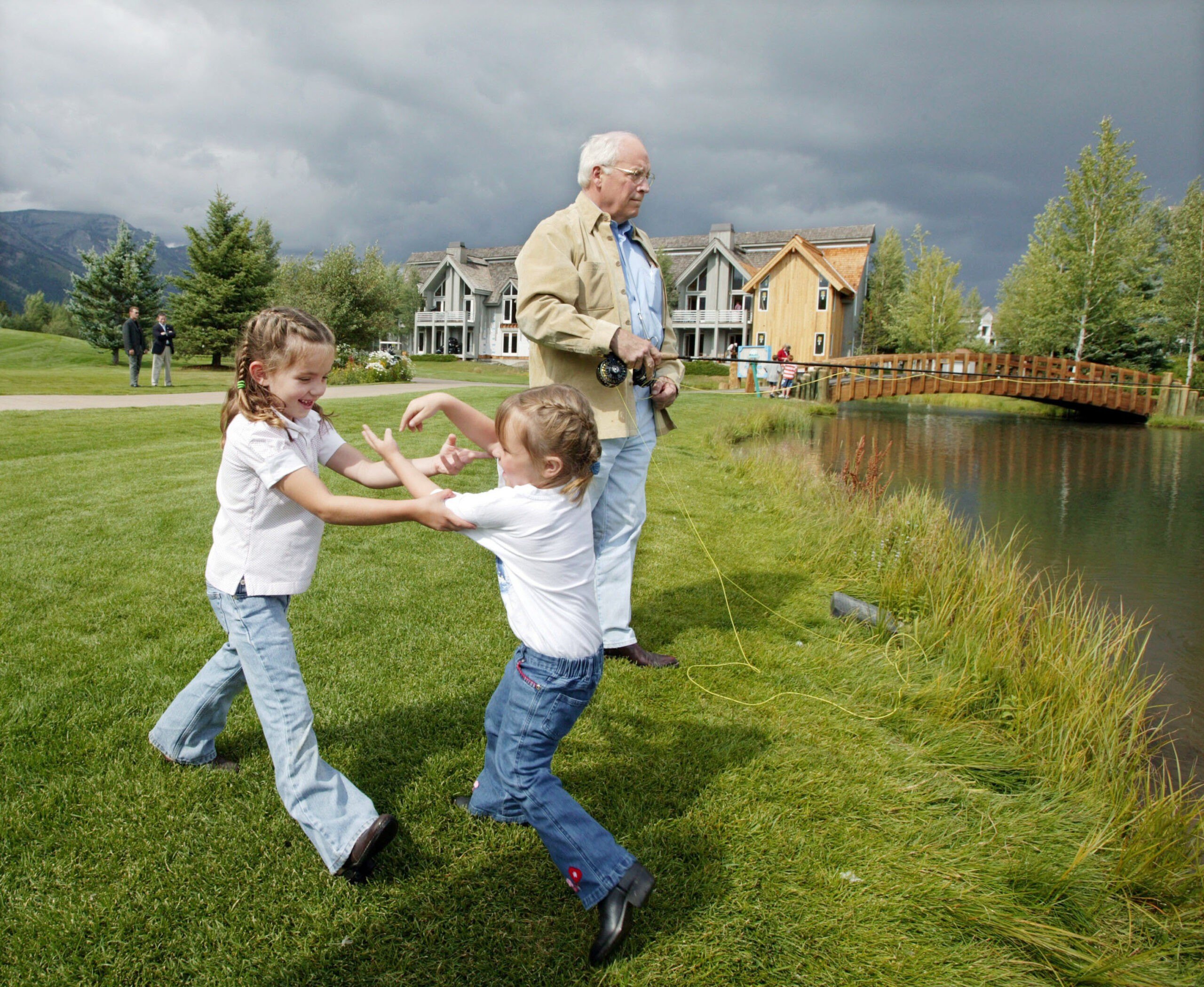 Dick Cheney at home in Wilson Wyoming