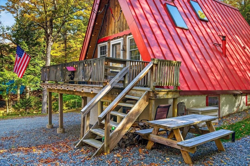 Vermont A-Frame, Selling for $399K