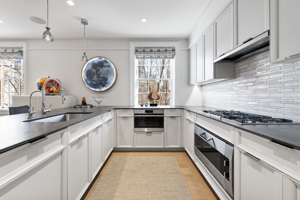Kitchen in an 1800s home in Beacon Hill