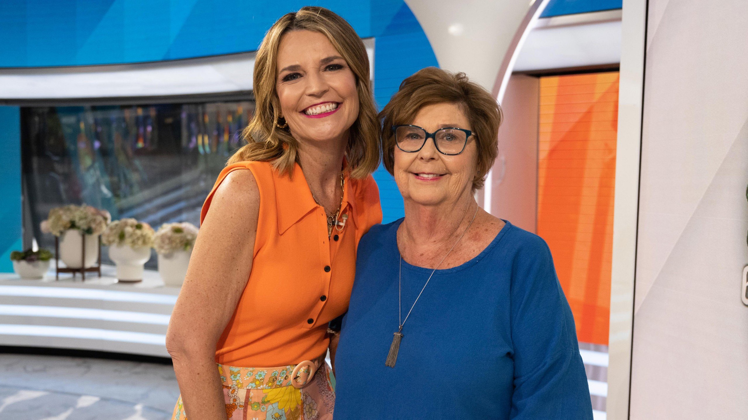 Savannah Guthrie with her mom, Nancy