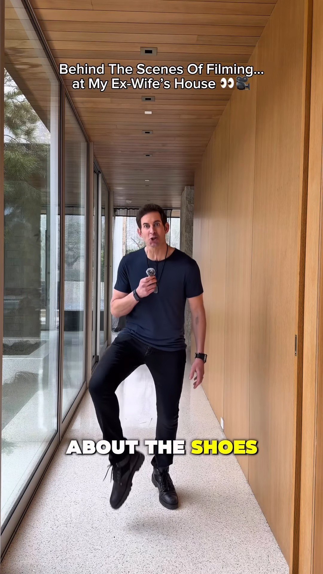 Tarek El Moussa Refers to Ex-Wife Christina Haack as 'the Blonde Chick' While Filming Promo Video in Her House