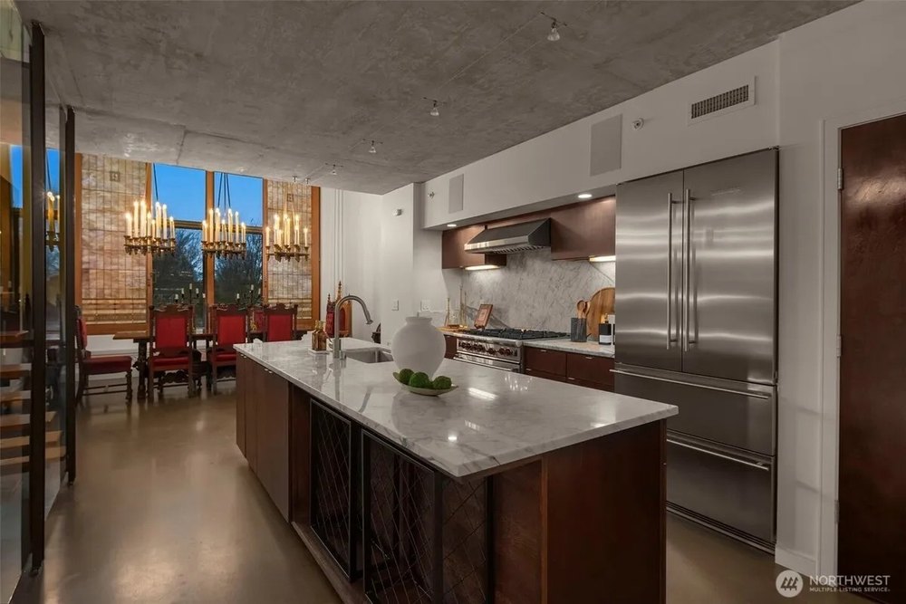Townhome in converted Seattle, WA church listed for $2.42 million. 