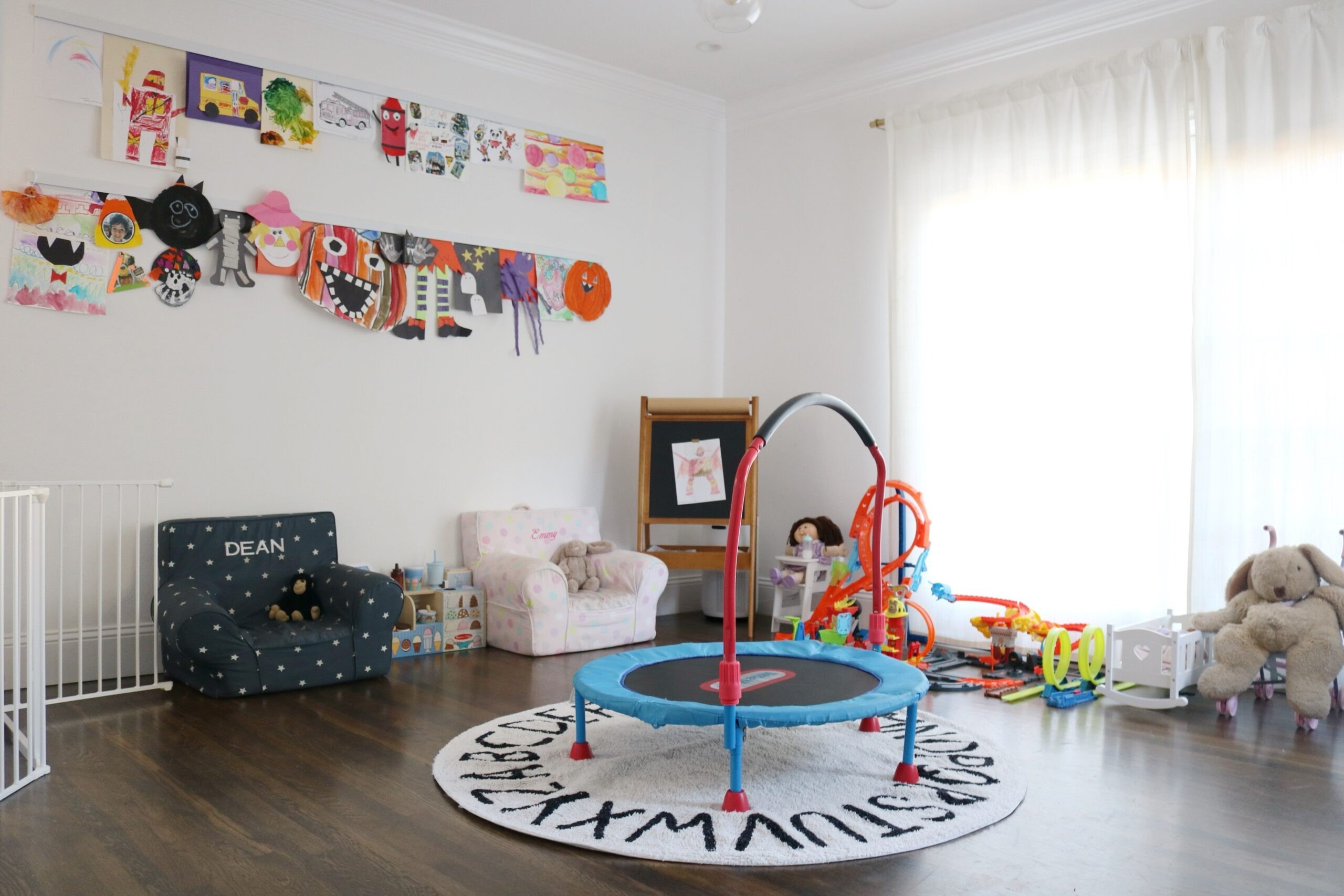 Decorating our playroom at a relaxed pace lets our family's personal style develop and grow alongside our children.