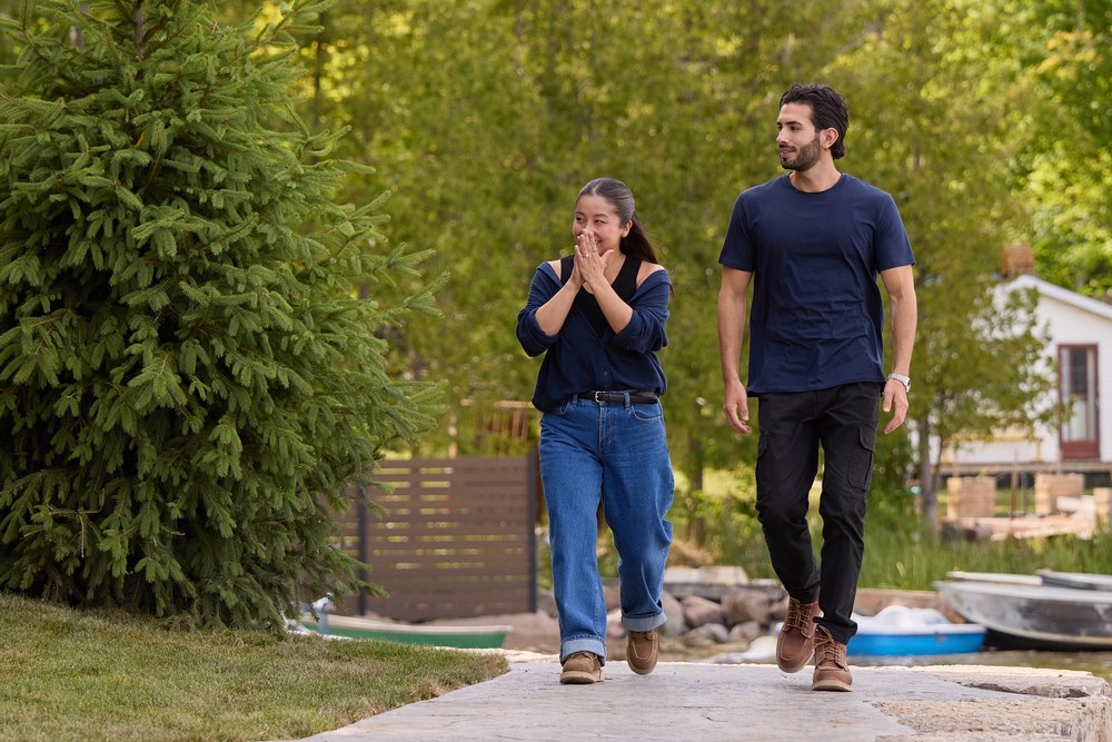 Contestants Taylor and Mehrdad predict "moodier" colors will trend in 2026.