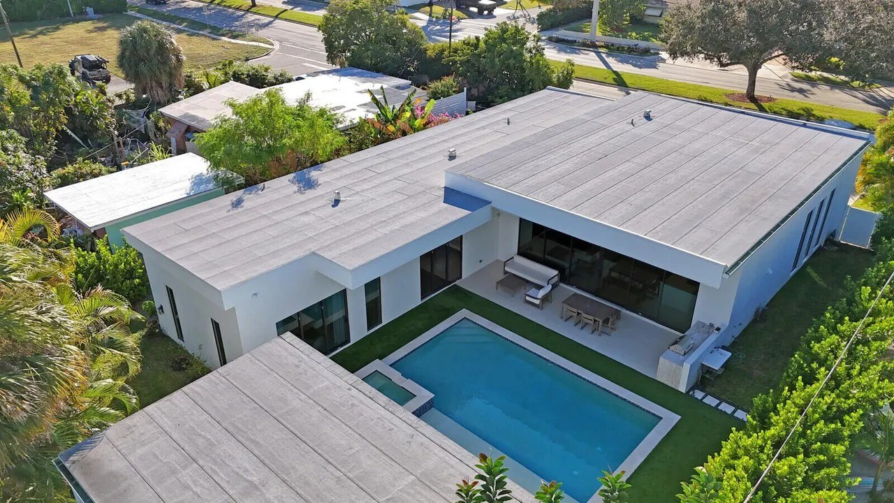 Aerial of Tommy Paul Florida home