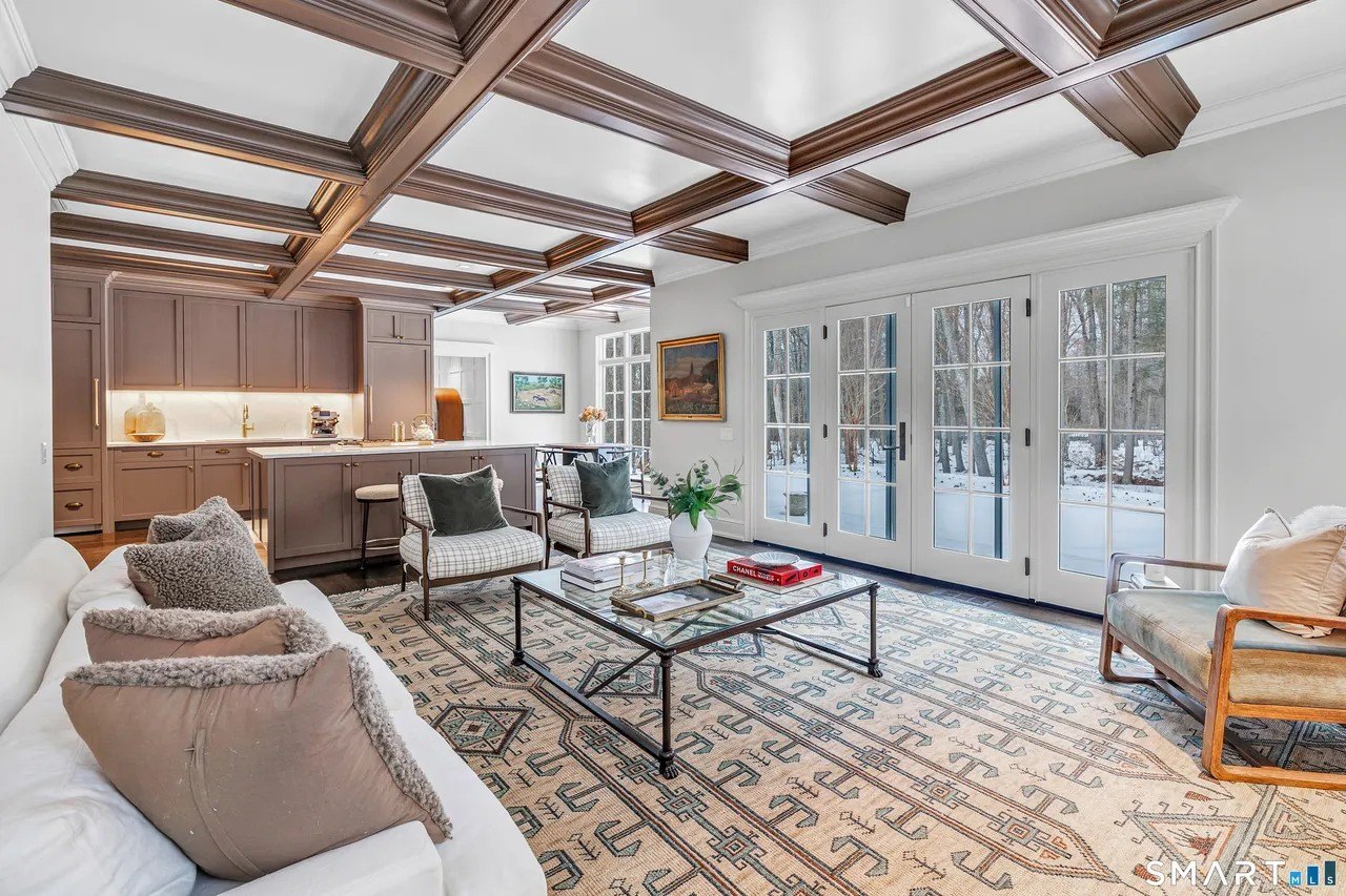 Living space in Paige Lorenze Connecticut home