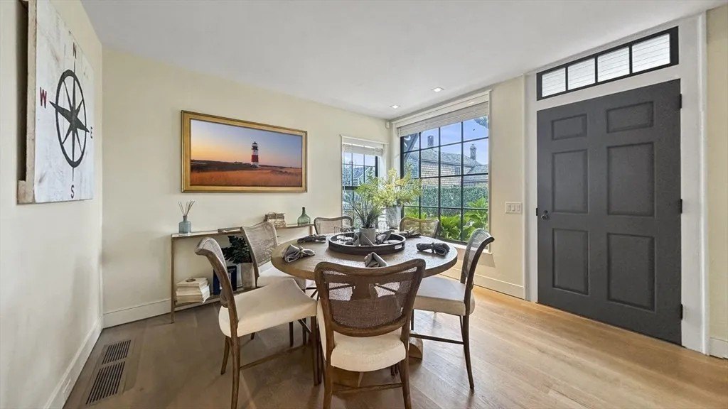 Now plenty of light shines into the dining room, which is extremely uncommon in these period homes which traditionally had fewer, and smaller windows.