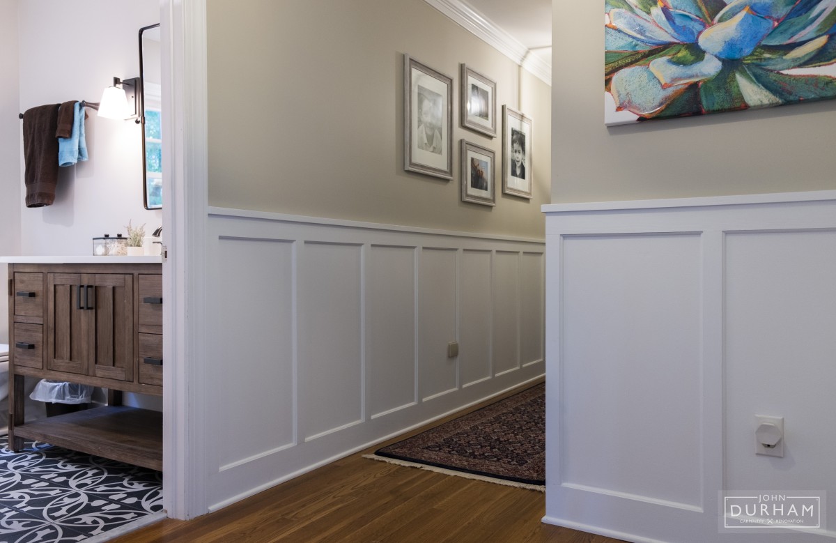 What is the purpose of wainscoting?