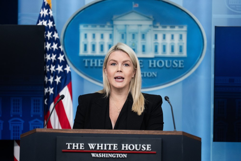 Karoline Leavitt, White House press secretary, conducts a briefing where she addressed the White House Correspondents' Association shooting and other issues
