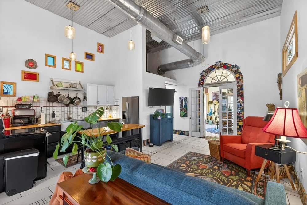 Mosaiced house in Bell Buckle, TN listed for $489,000