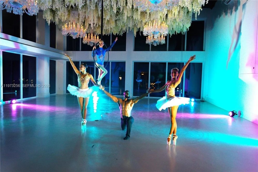 Baccarat ballroom inside the Chateau on the Ocean in Islamorada
