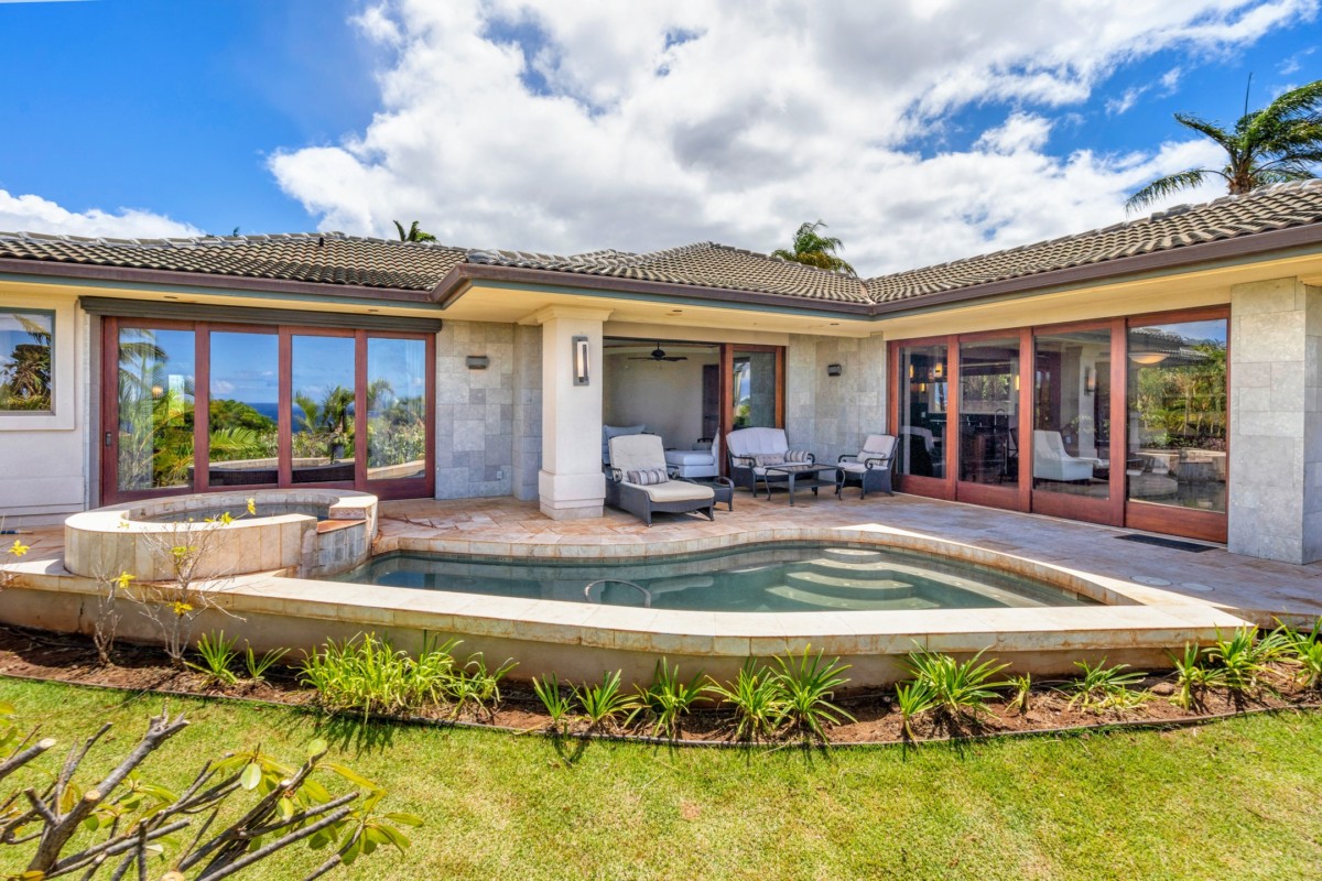 backyard of a home with a pool