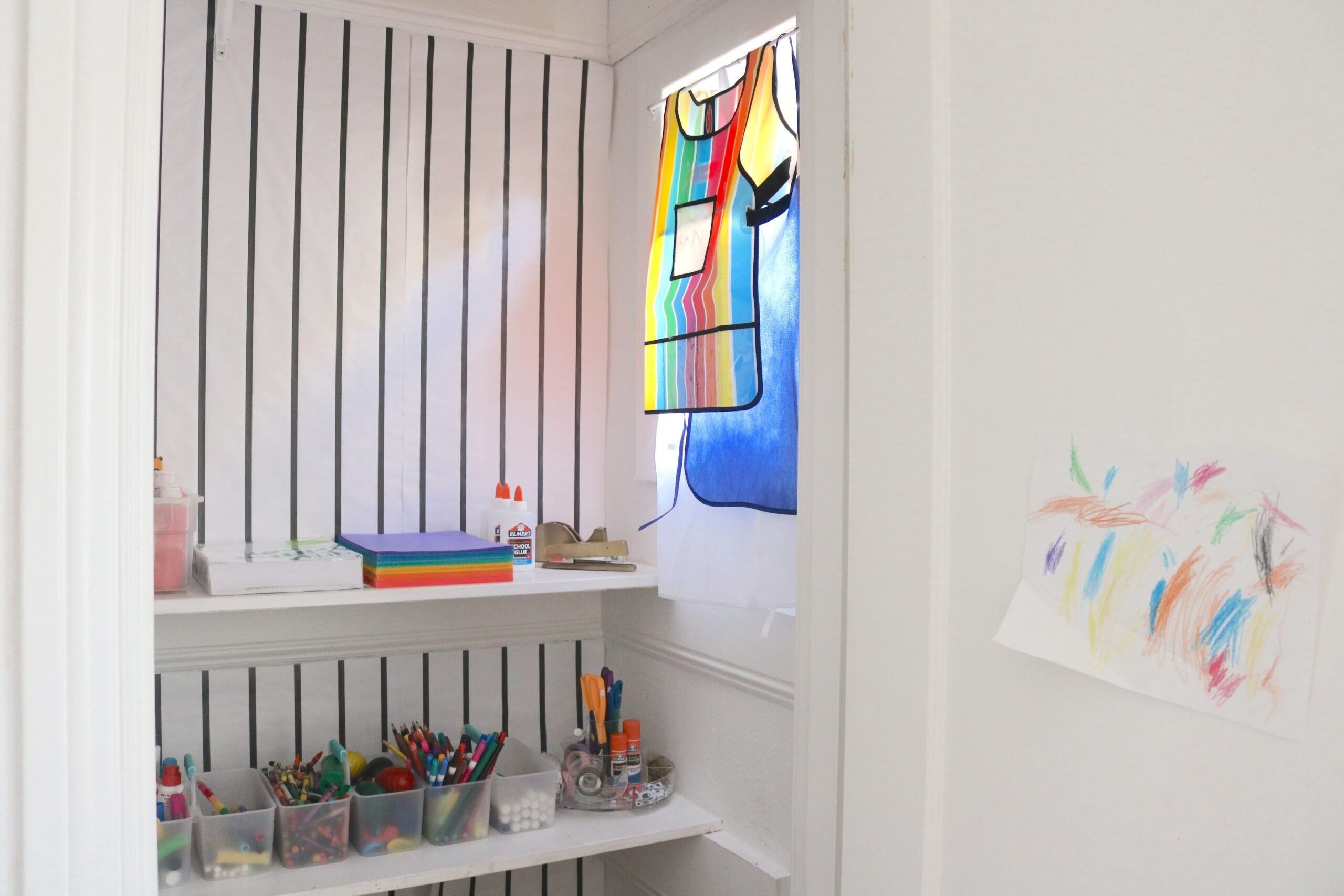 Designing the office closet stocked with art supplies is a task I tackled myself, and I want another chance to feel that same sense of satisfaction with the rest of the office space.