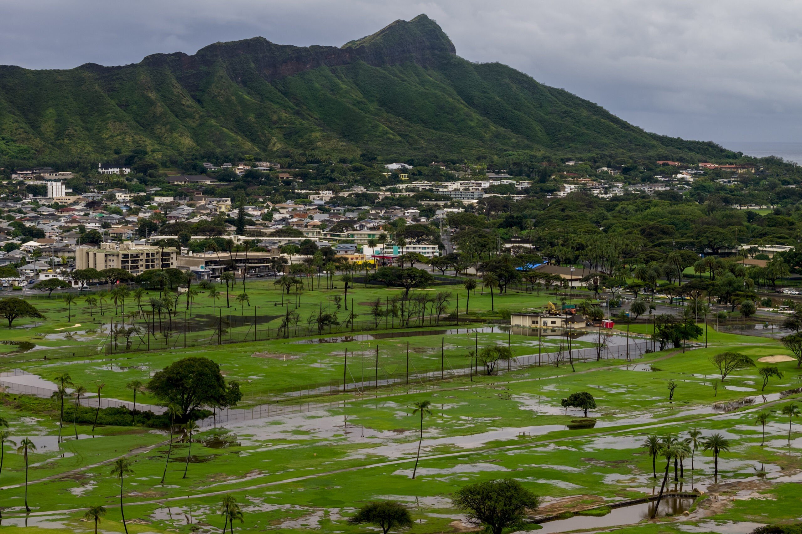 Flooding on Waikiki, Hawaii