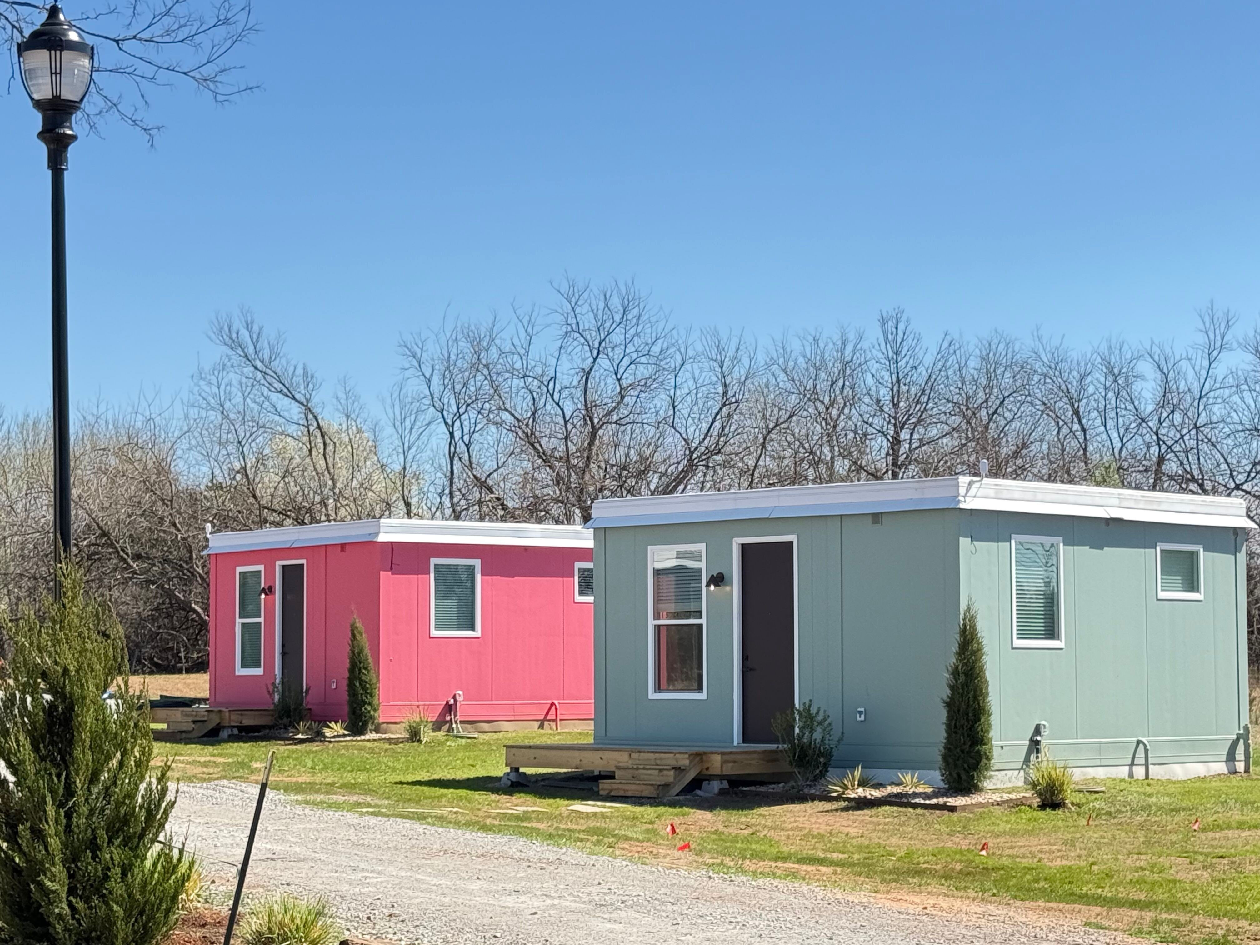 Photo of two Boxabl units in Stillwater OK