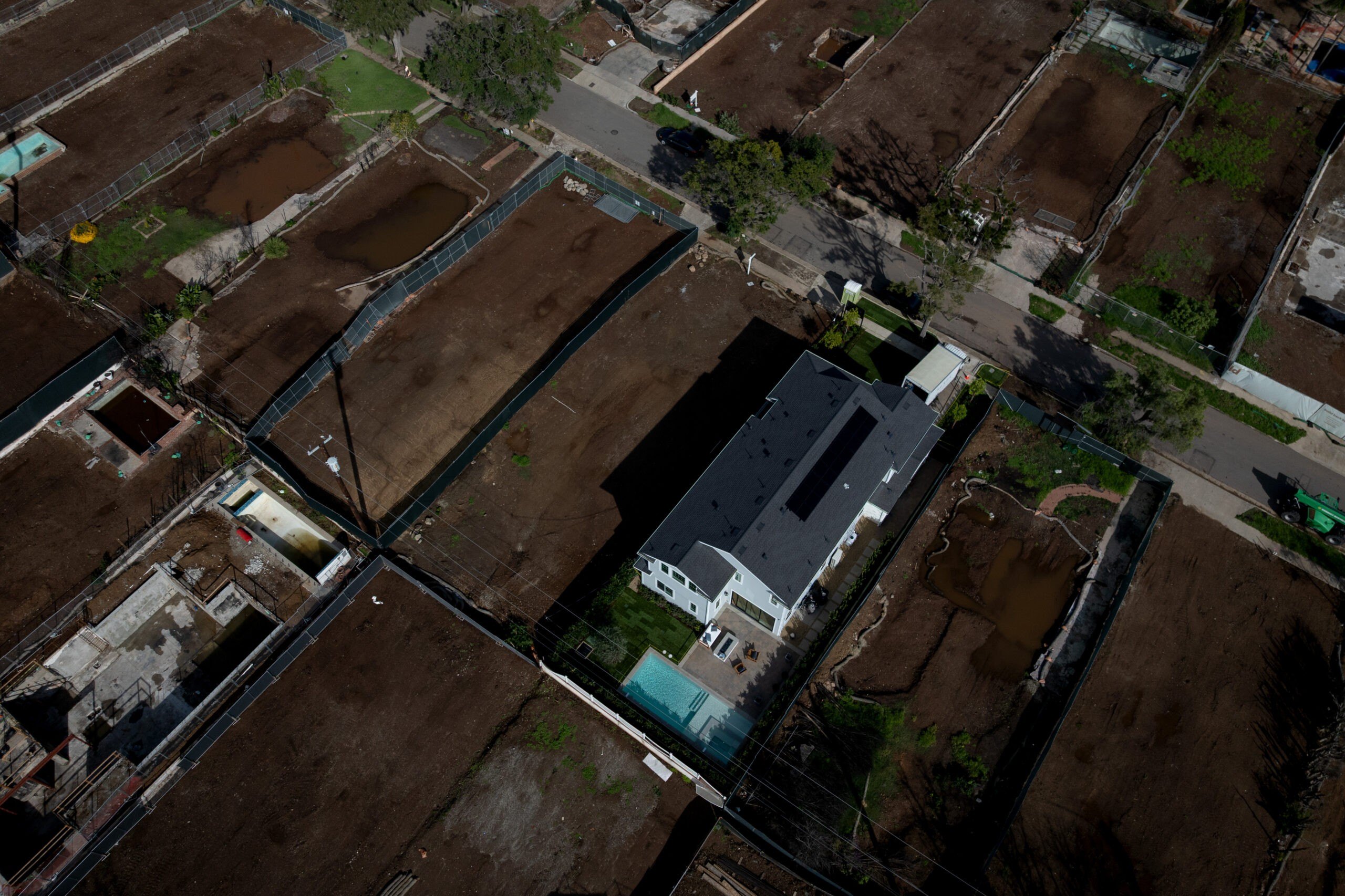 The first rebuilt home in Pacific Palisades