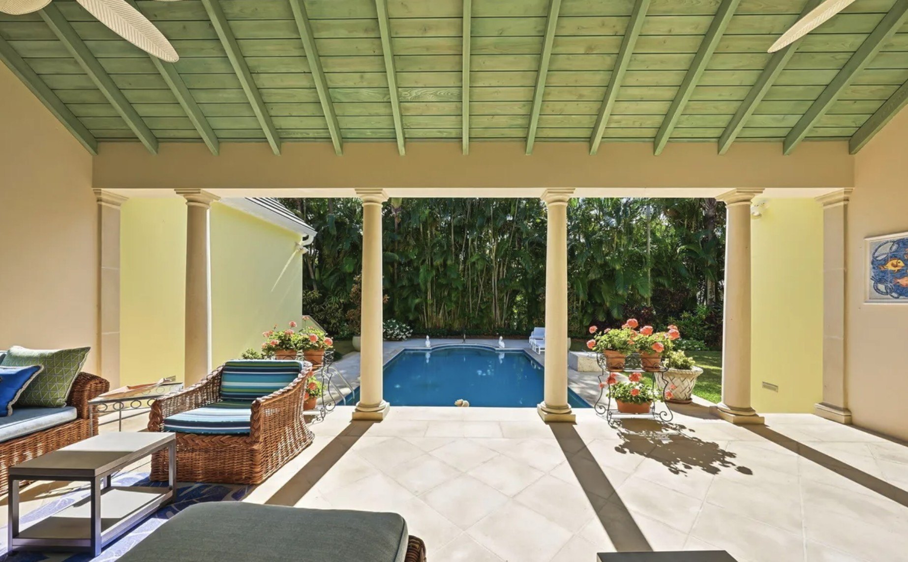 Yellow house in Palm Beach selling for $14 million