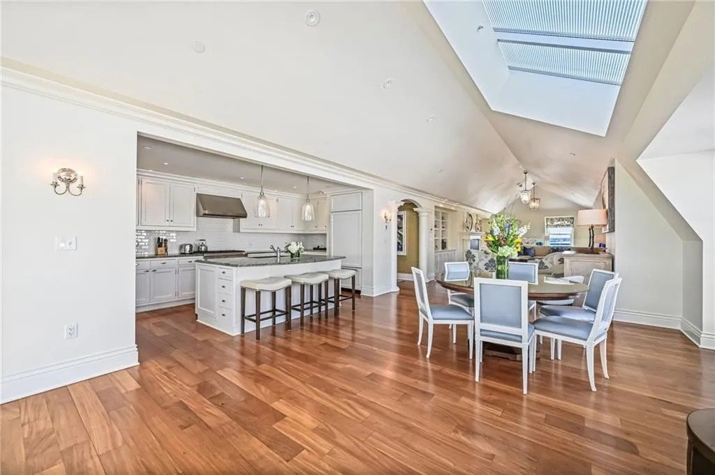 Interior layout in the Penthouse on top of the Ocean House in Rhode Island where Taylor Swift and Travis Kelce may be getting married