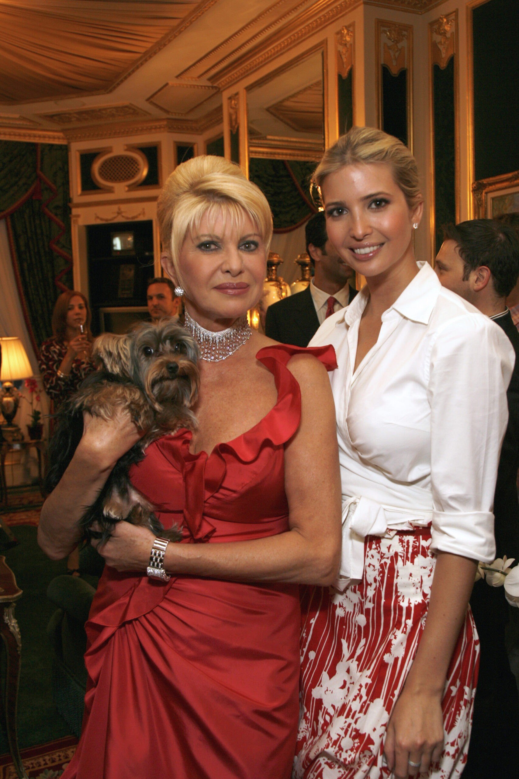 Ivana Trump, Tiger, and Ivanka Trump
