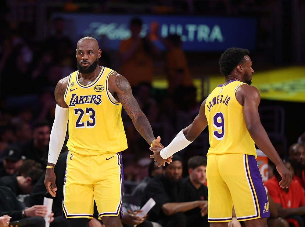 Lakers hosting the Rockets in game one of the NBA first round playoffs at Crypto.com