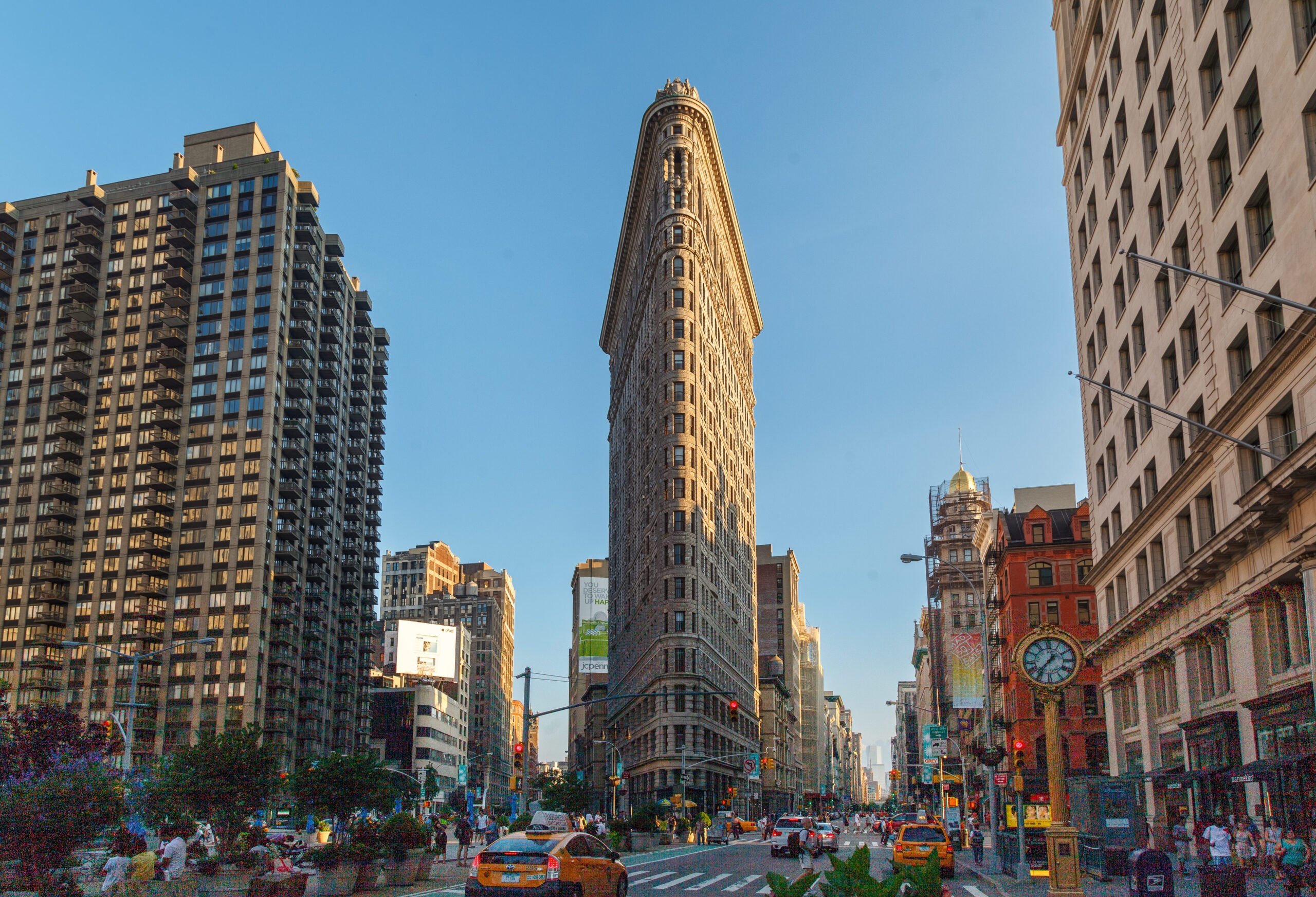 The Flatiron Building in New York City