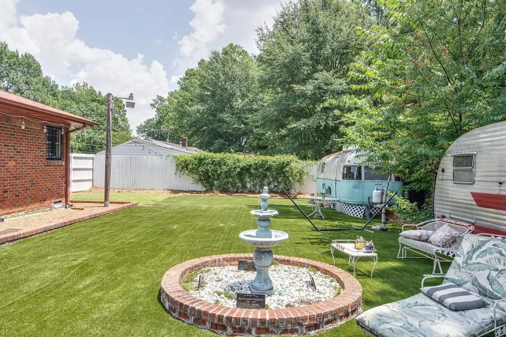 Little Graceland home in Memphis, TN listed for $175,000.