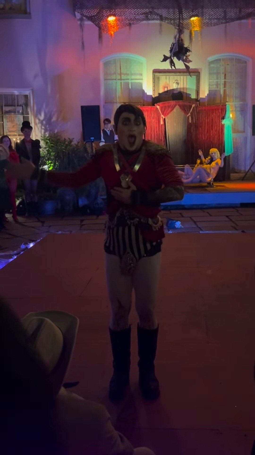 Jennifer Coolidge's halloween party in New Orleans mansion