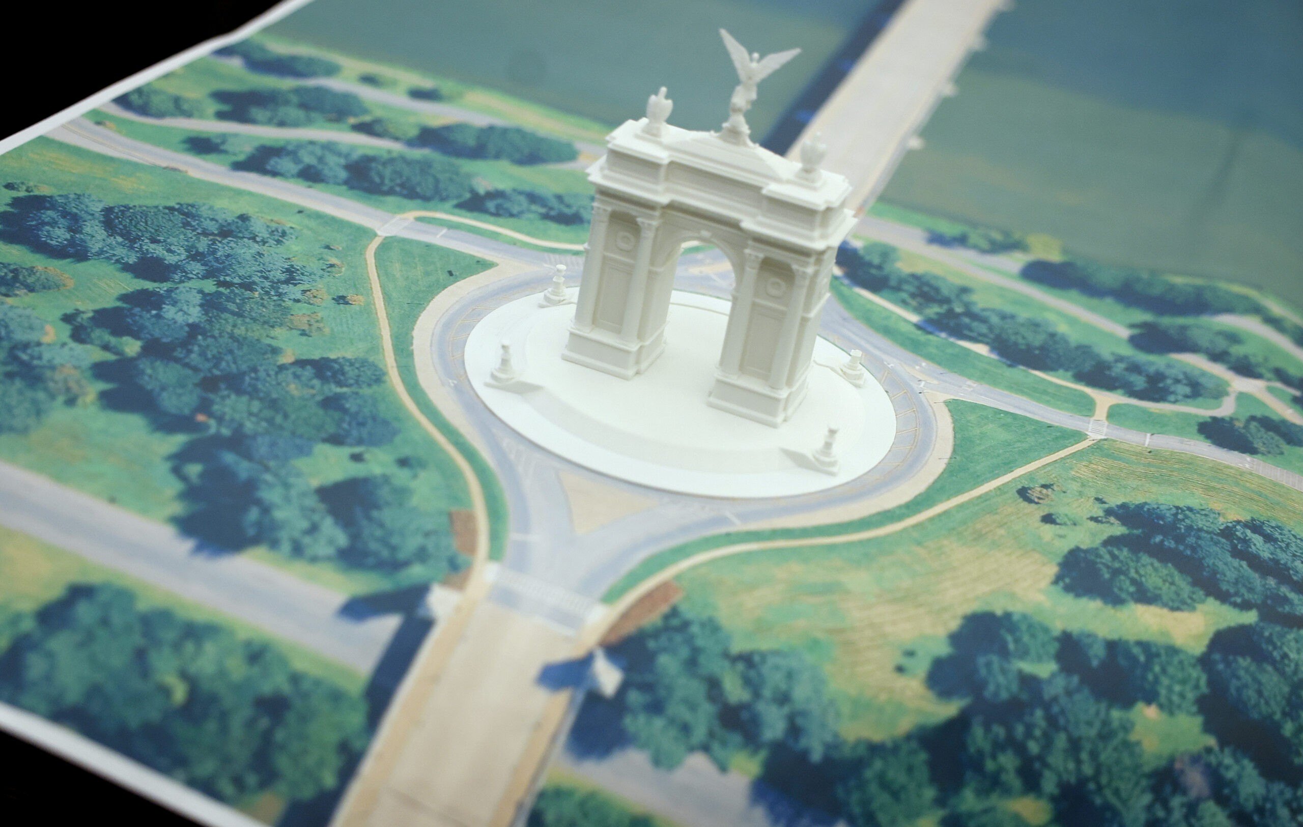 President Donald Trump's Model of a proposed Triumphal Arch