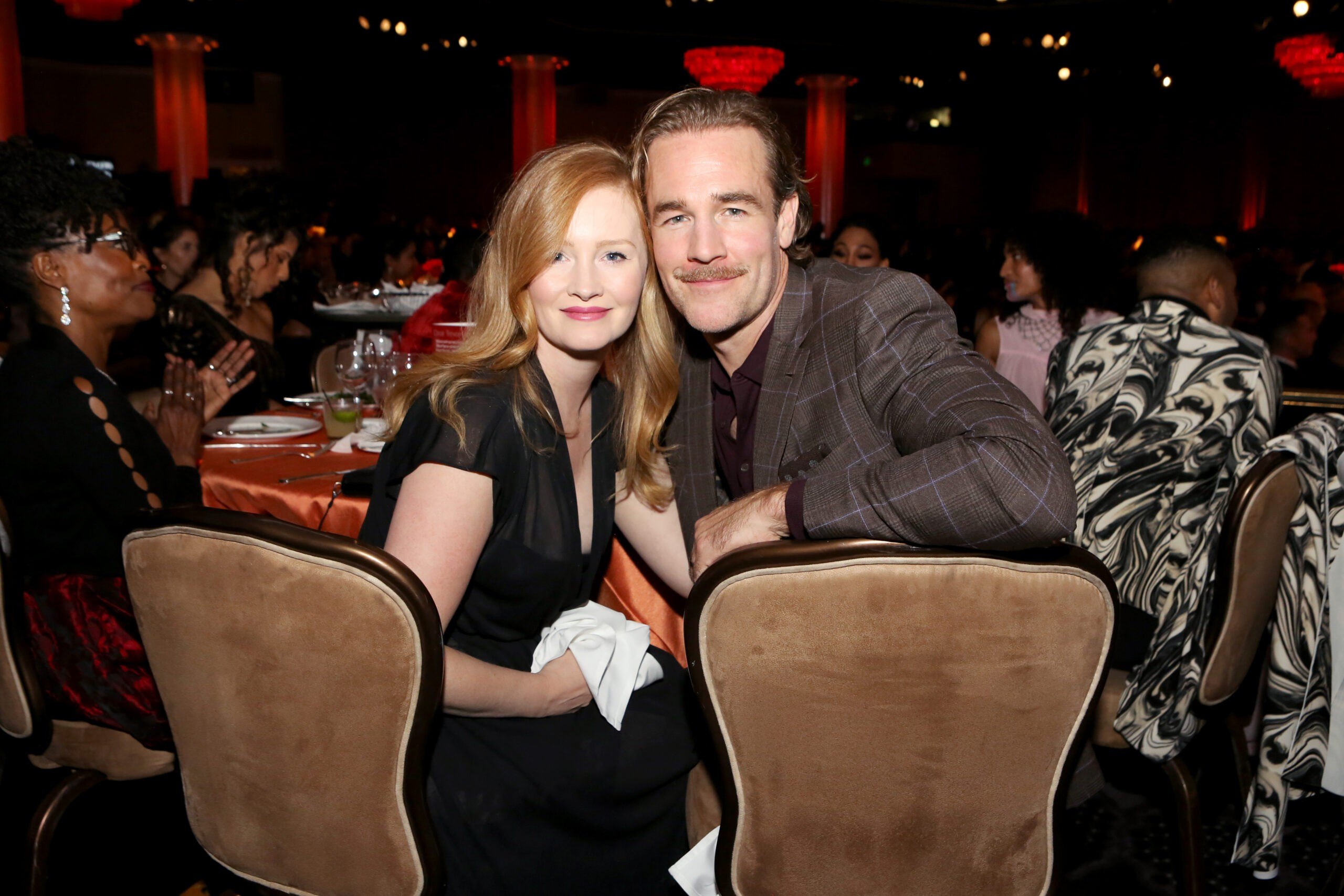 James Van Der Beek and his wife Kimberly Brook