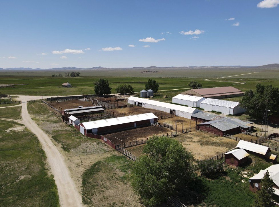 The property encompasses a combination of working ranch land and facilities, invaluable water resources, wildlife habitat and landmark scenery.