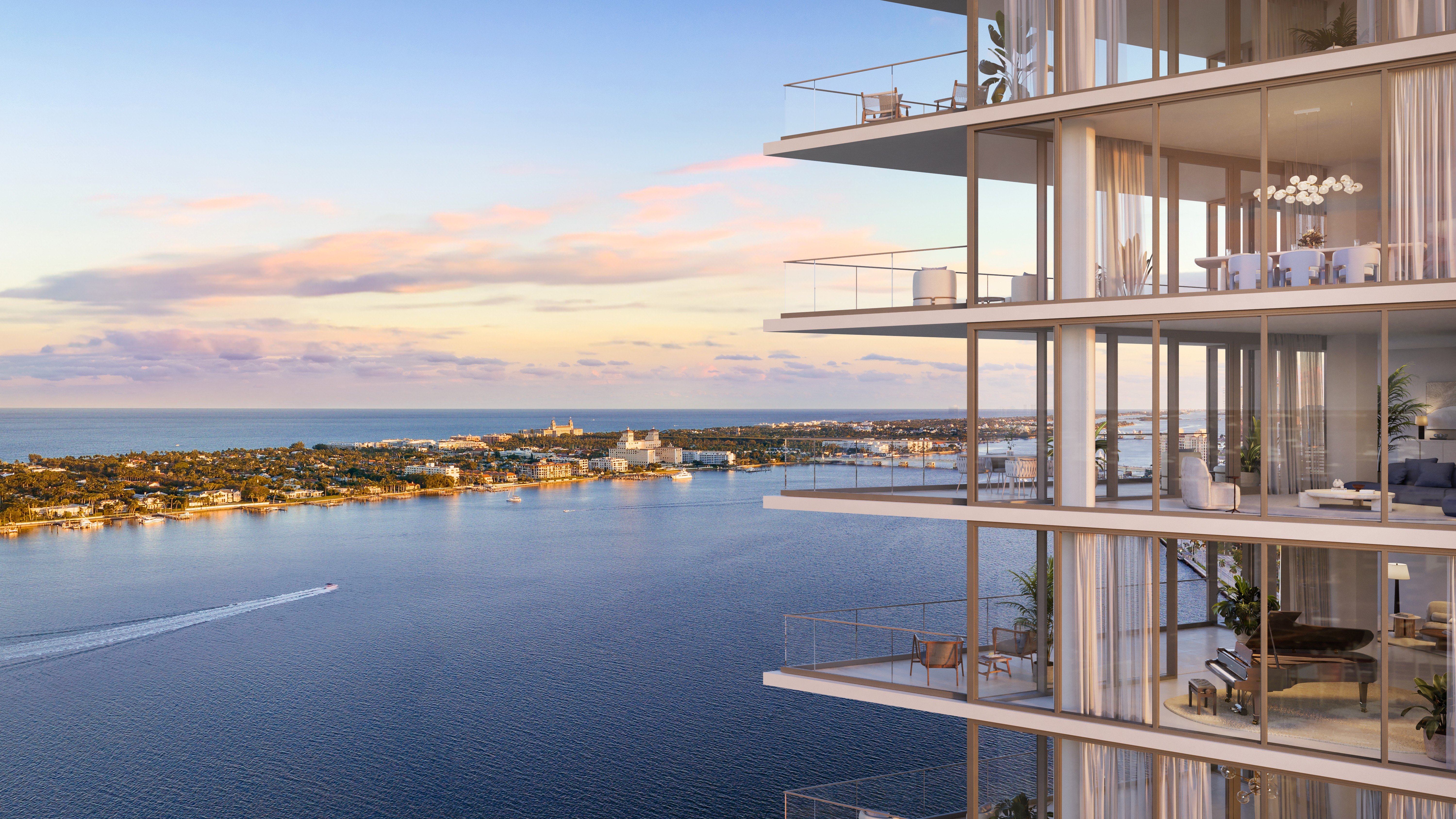 Rendering of a meeting room in a West Palm Beach condo development built by billionaire Stephen Ross