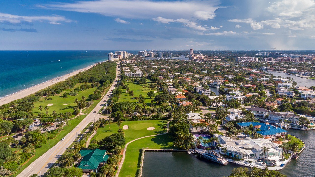 Boca Raton,FL from the sky