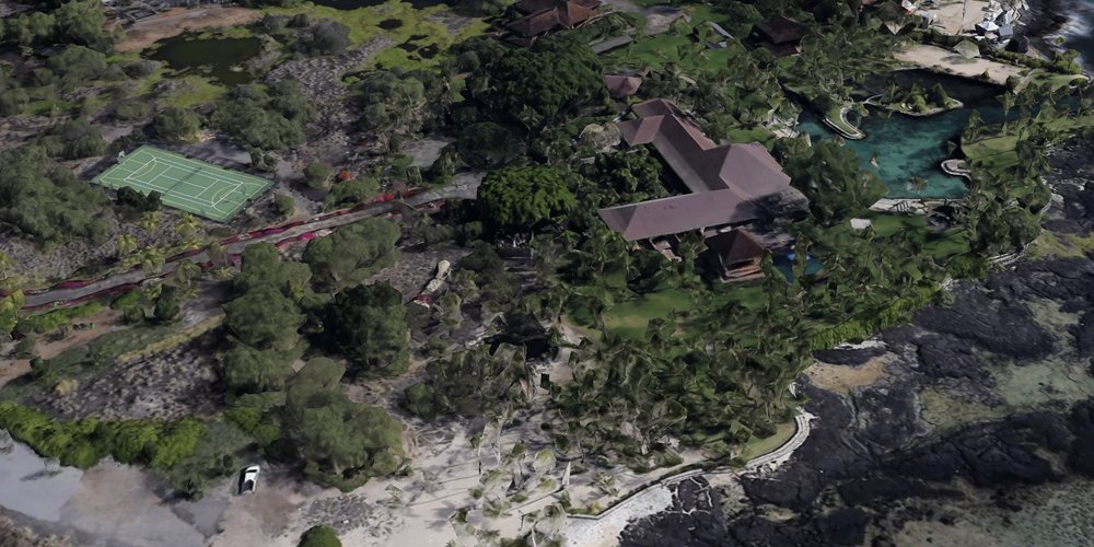 Aerial image of Sam Altman's Hawaii home, which was previously on the market for $49 million