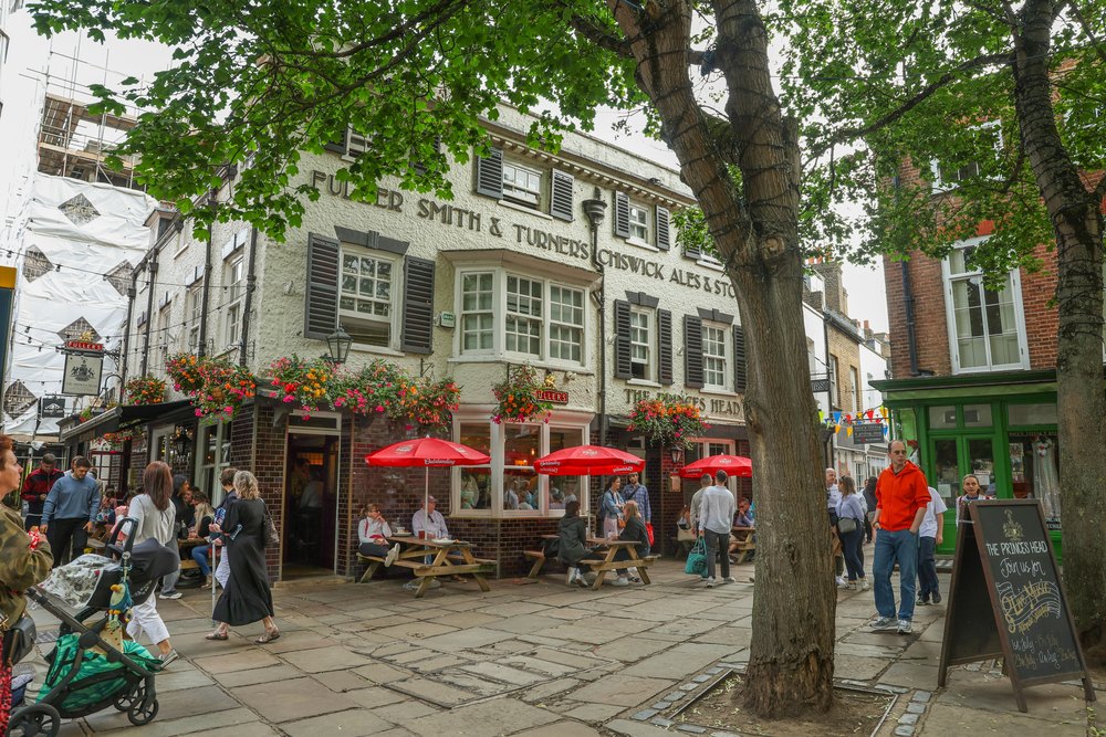 The Princes Head pub where Ted Lasso was filmed in Richmond,