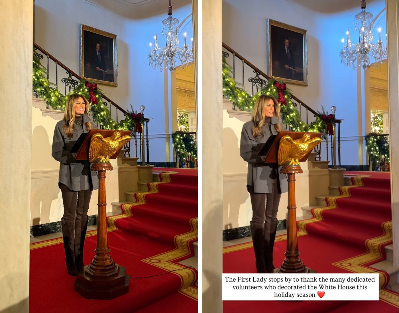 White House Christmas decorations