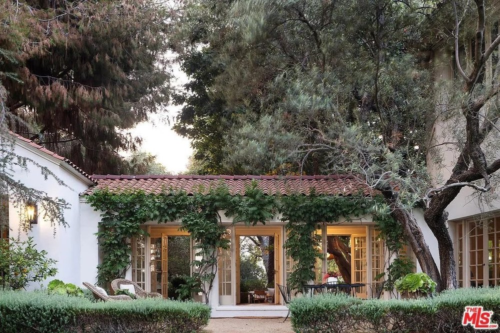 Architectural details at a home in Los Angeles that belongs to Angelina Jolie