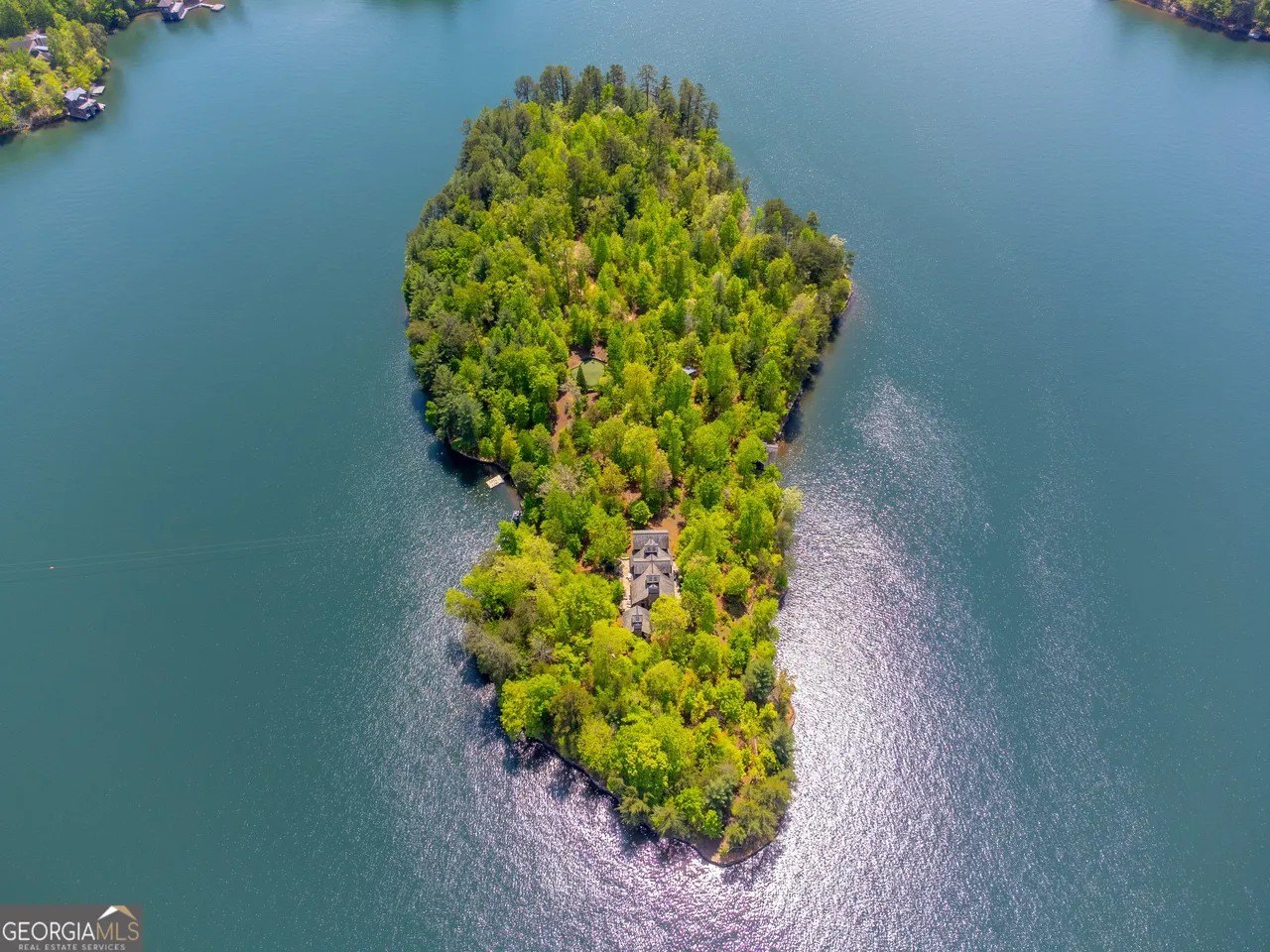 Lake Burton private island