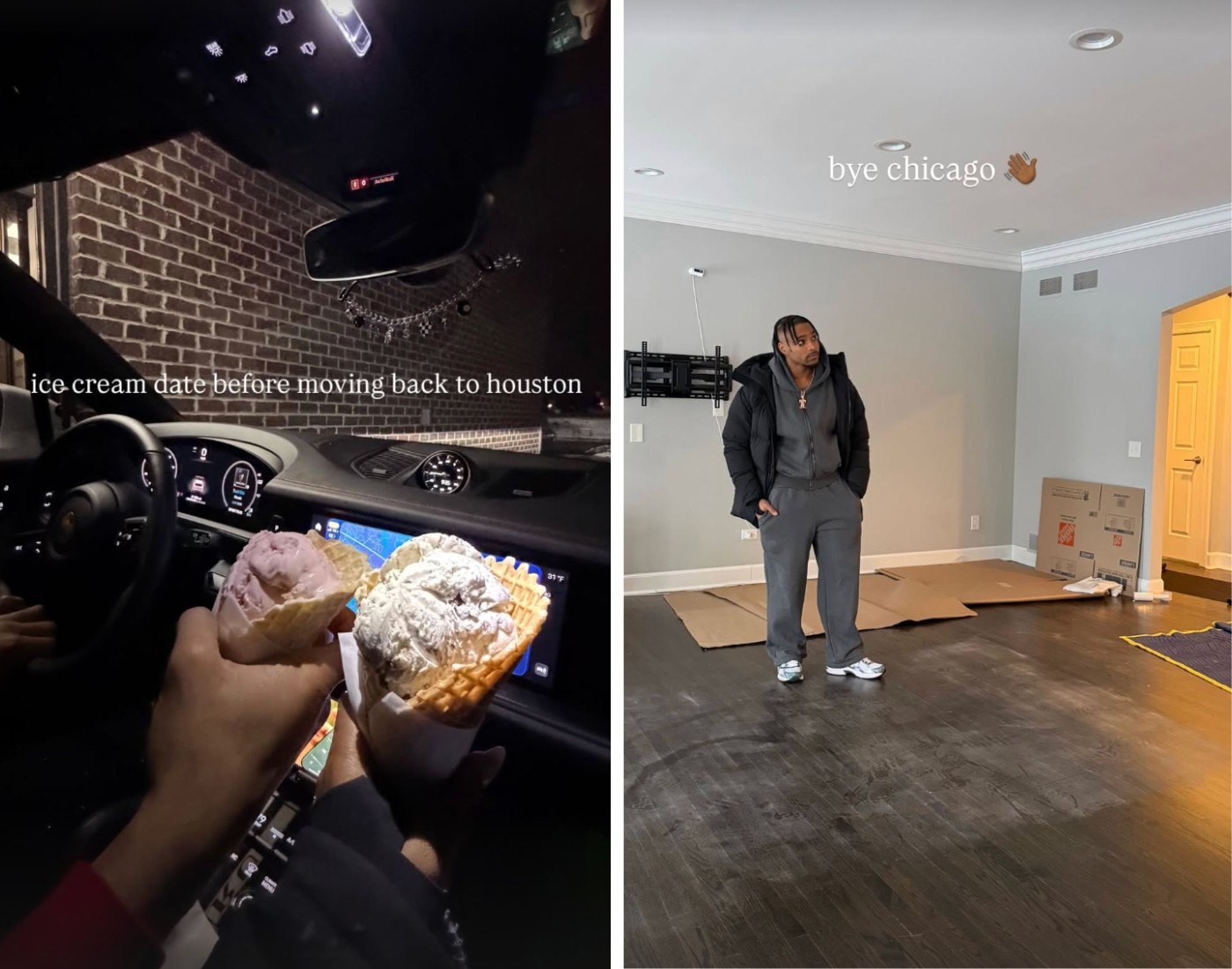 Simone Biles and Jonathan Owens move out of Chicago home