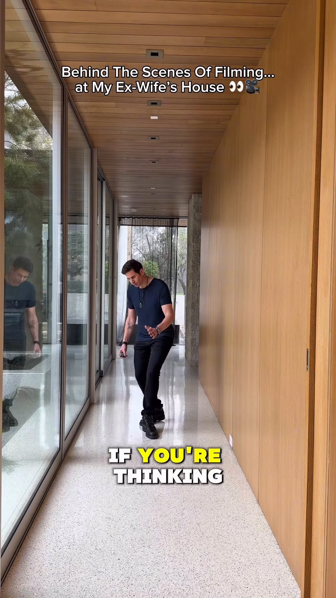 Tarek El Moussa Refers to Ex-Wife Christina Haack as 'the Blonde Chick' While Filming Promo Video in Her House