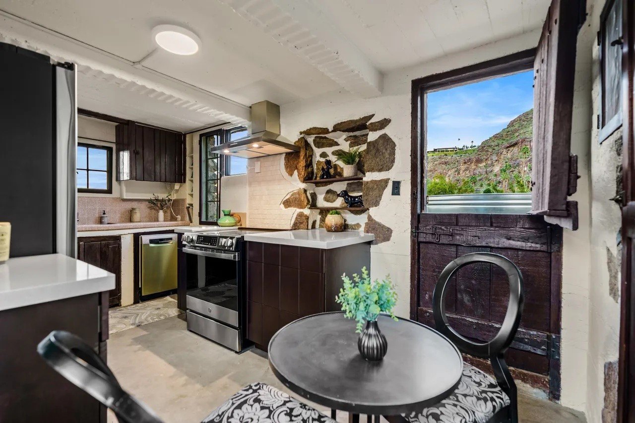 rock house in Palm Springs, CA, on sale for $1.5M