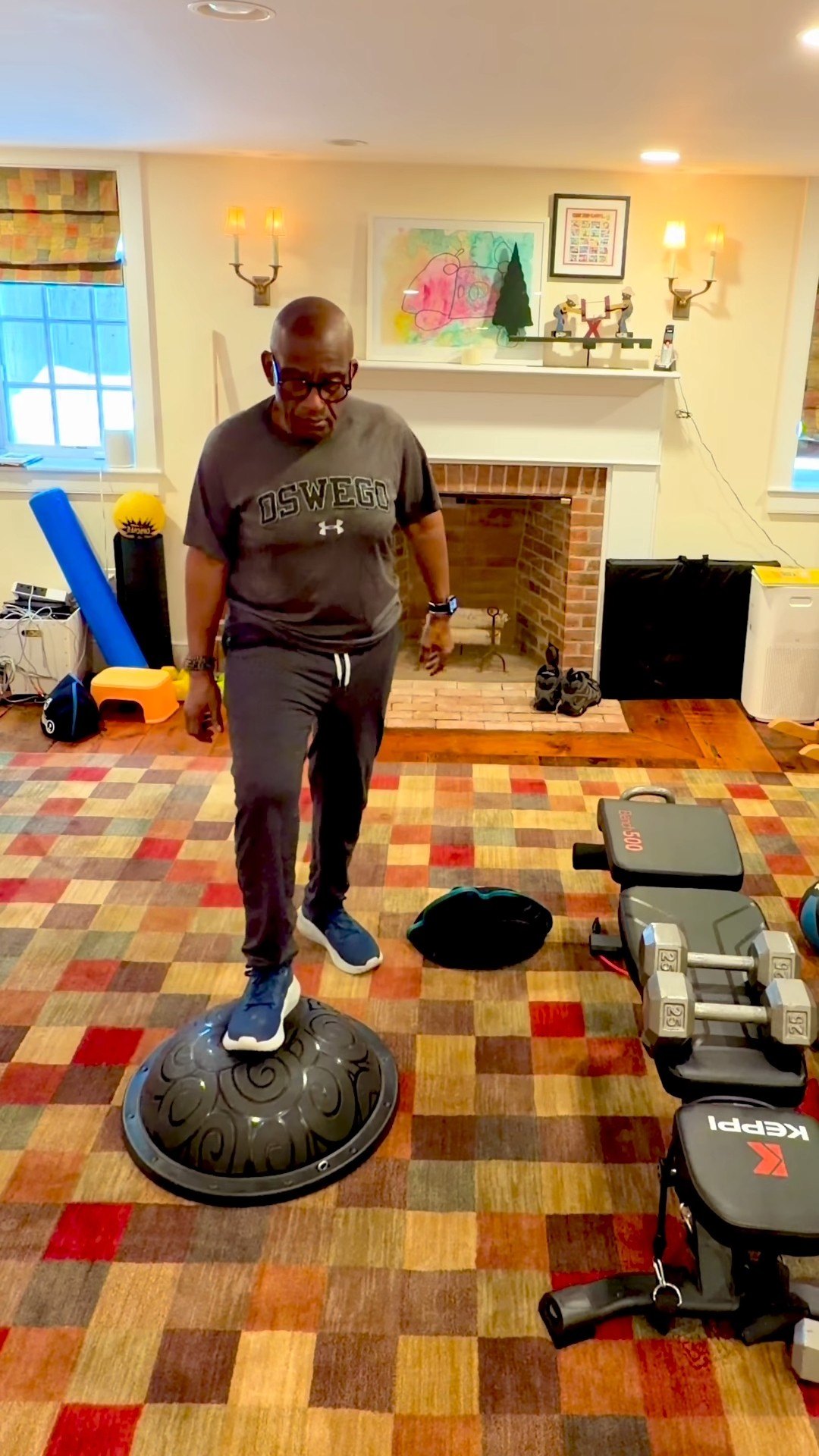 Al Roker Shows Off Private Gym In His Brooklyn Home as He Gets Back Into Fitness Regime