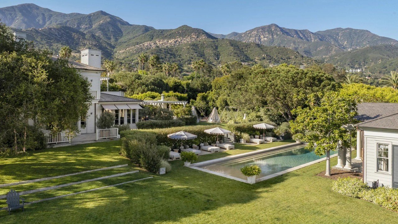 Adam Levine and Behati Prinsloo's Montecito home